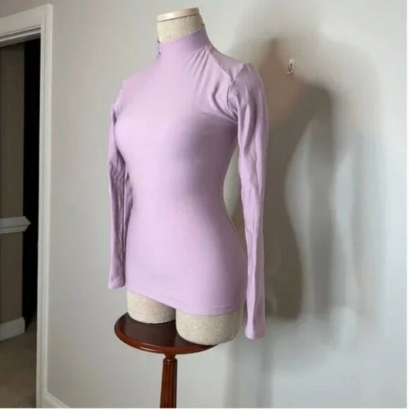 Under Armour Girl's Cold Gear Thermal Mock Turtle Neck Base Layer Size Medium - Picture 4 of 7